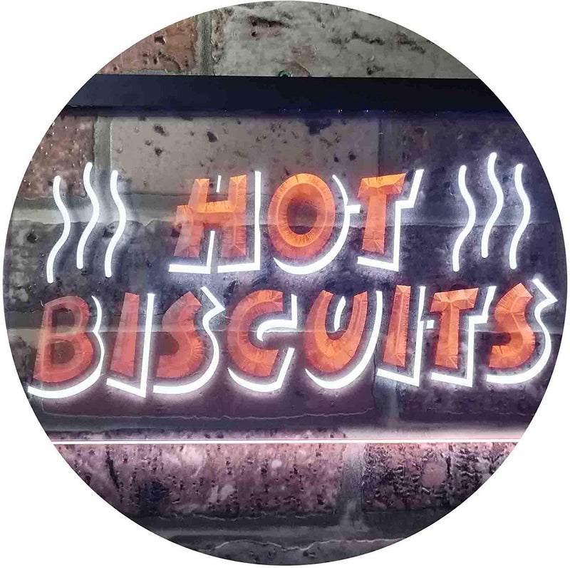 Hot Biscuits LED Light Sign - LED Gift Works