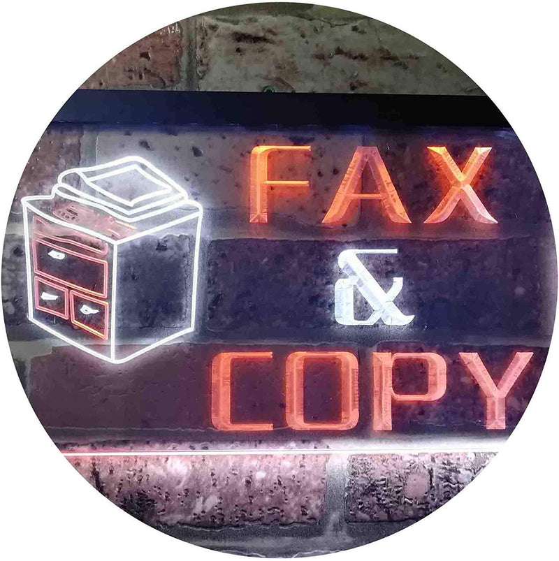 Fax Copy LED Light Sign - LED Gift Works