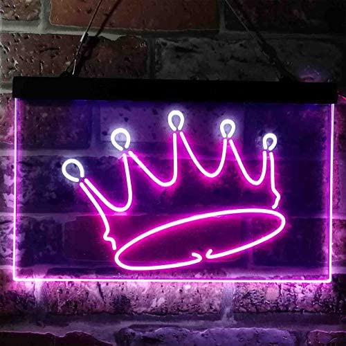 Princess Crown Girls Room Decor LED Light Sign - Way Up Gifts