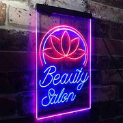 Flower Decor Beauty Salon LED Light Sign - LED Gift Works