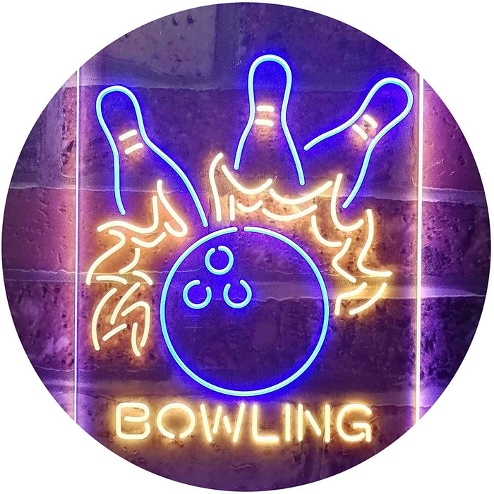 Bowling LED Light Sign - Way Up Gifts