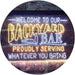 Backyard Bar Welcome Home Bar LED Light Sign - Way Up Gifts