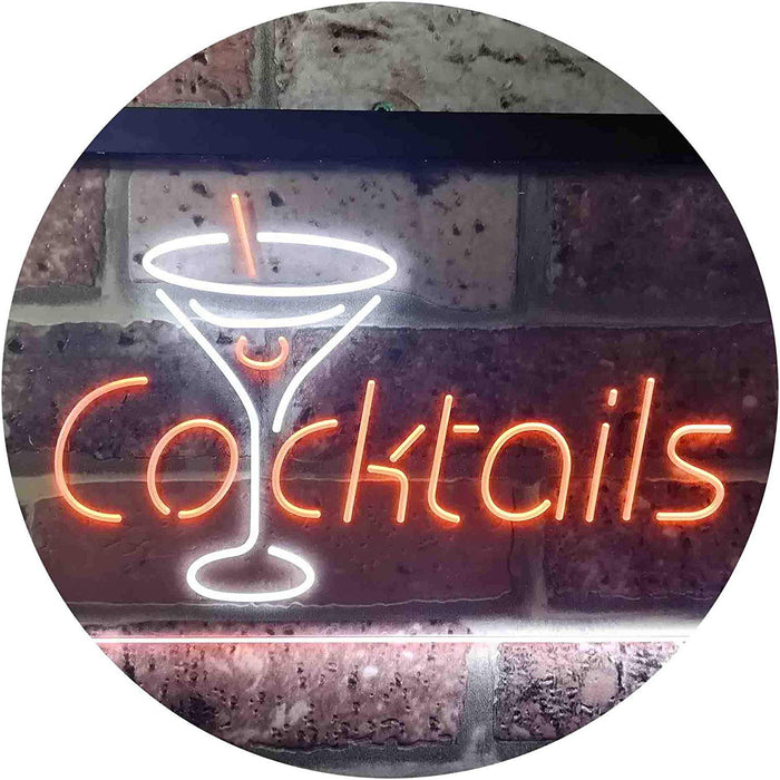 Cocktails LED Light Sign - Way Up Gifts