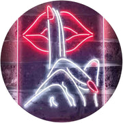 Finger Nail On Lip Beauty Salon LED Light Sign - LED Gift Works