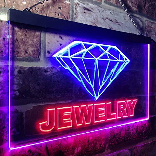 Diamonds Jewelry LED Light Sign - Way Up Gifts