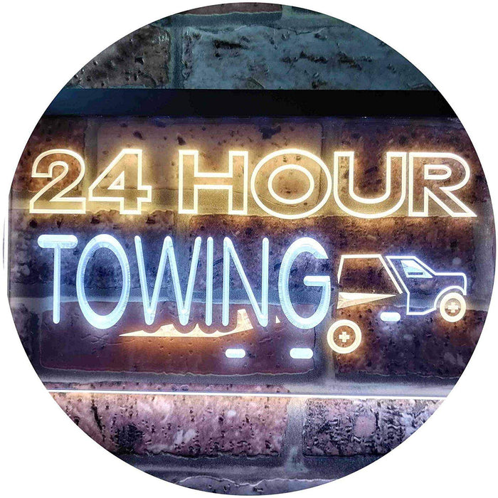 24 Hour Towing LED Light Sign - Way Up Gifts