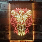 Lion Art Decor LED Light Sign - LED Gift Works