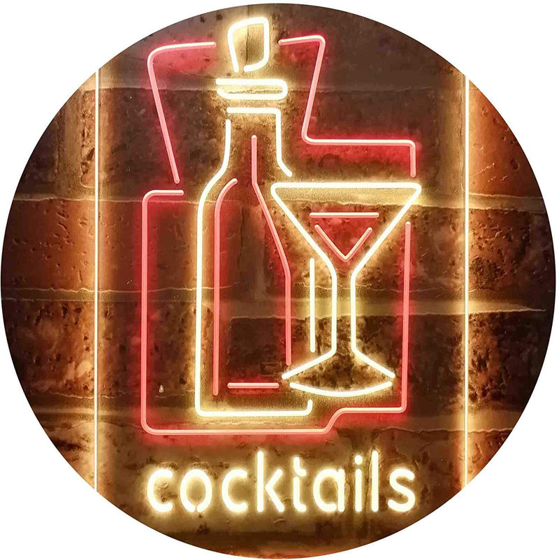 Cocktails Bar LED Light Sign - LED Gift Works