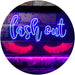 Eyelashes Lash Out Girl Room Beauty Decor LED Light Sign - Way Up Gifts