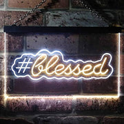 Hashtag Blessed LED Light Sign - LED Gift Works