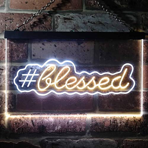 Hashtag Blessed LED Light Sign - Way Up Gifts
