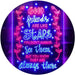 Good Friends Like Stars Always There LED Light Sign - Way Up Gifts