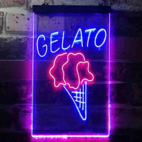 Ice Cream Gelato LED Light Sign - LED Gift Works