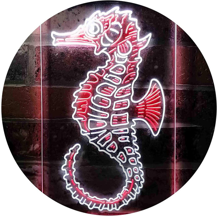 Ocean Decor Beach Seahorse LED Light Sign - Way Up Gifts