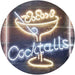 Cocktails Bar Glass LED Light Sign - Way Up Gifts