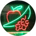 Apple Grapes Banana Grocery Fruit LED Light Sign - Way Up Gifts