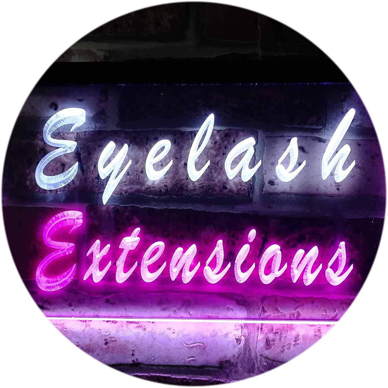 Beauty Salon Eyelash Extensions LED Light Sign - LED Gift Works