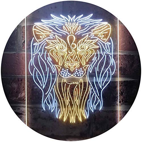 Lion Art Decor LED Light Sign - LED Gift Works