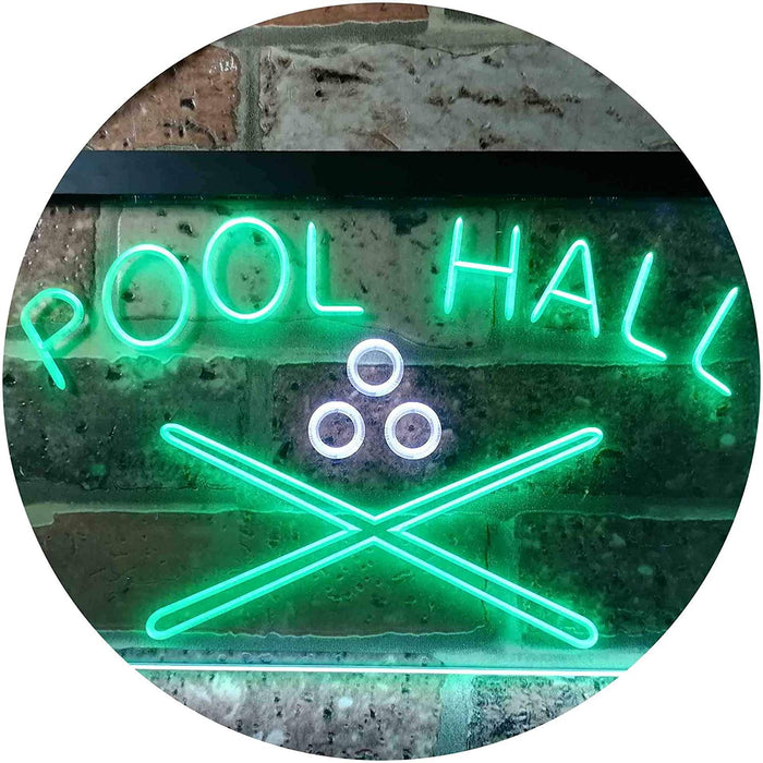 Billiards Pool Hall LED Light Sign - Way Up Gifts