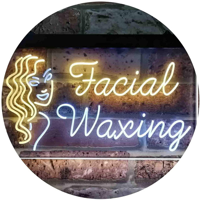 Facial Waxing LED Light Sign - Way Up Gifts