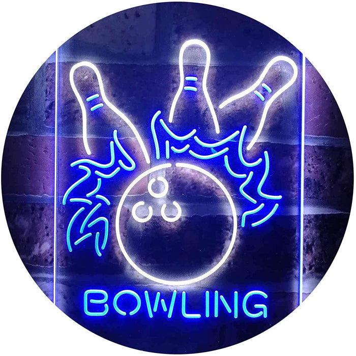 Bowling LED Light Sign - Way Up Gifts