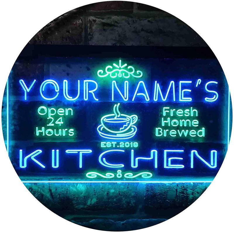 Personalized Home Kitchen Decor LED Light Sign - LED Gift Works