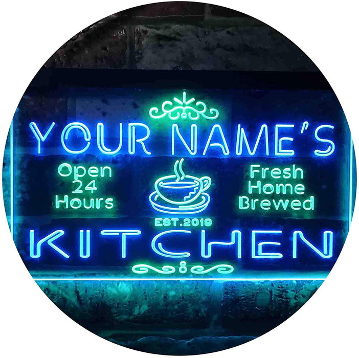 Personalized Home Kitchen Decor LED Light Sign - Way Up Gifts