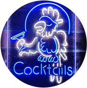 Cocktails Parrot LED Light Sign - LED Gift Works