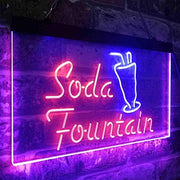 Soda Fountain Drinks LED Light Sign - LED Gift Works
