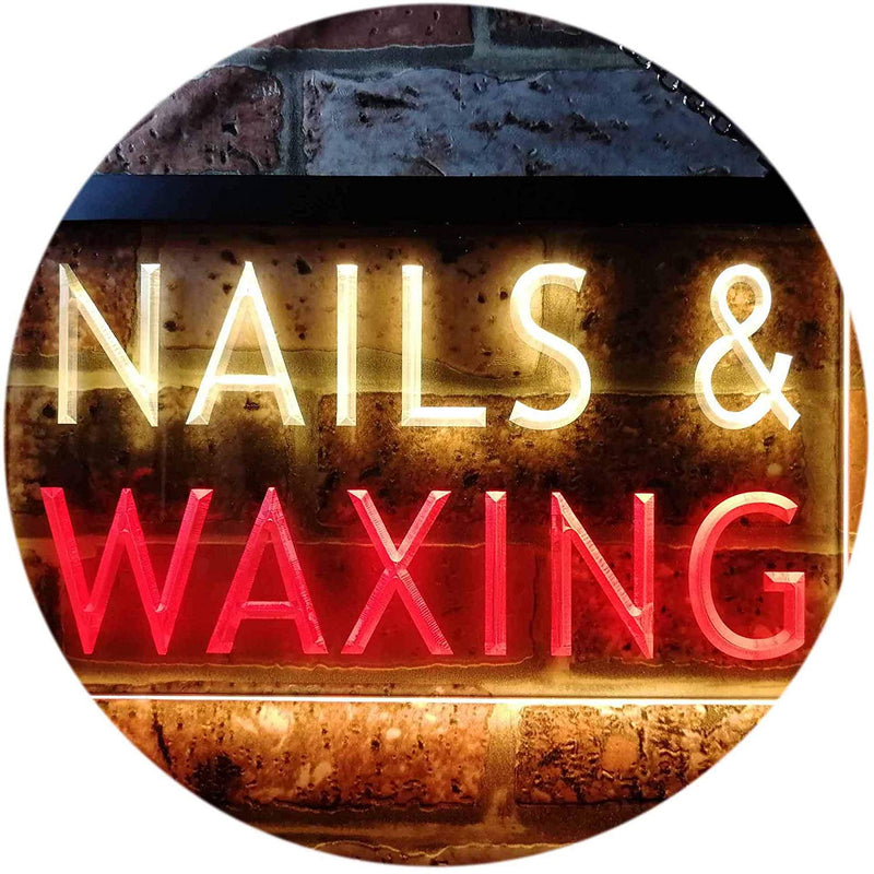 Beauty Salon Nails Waxing LED Light Sign - LED Gift Works