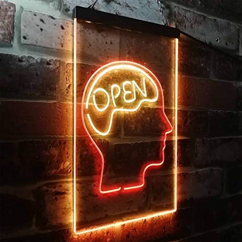 Open Mind Brain Storming LED Light Sign - Way Up Gifts