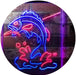 Fish on Hook Fishing Bait Store Cabin Decor LED Light Sign - Way Up Gifts