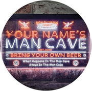 Personalized Sports Soccer Theme Man Cave LED Light Sign - LED Gift Works
