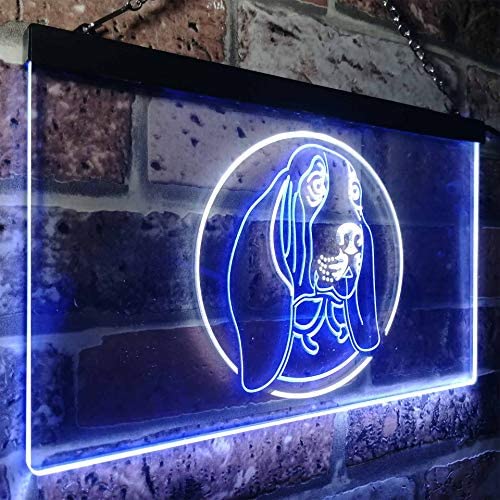 Basset Hound Dog LED Light Sign - Way Up Gifts
