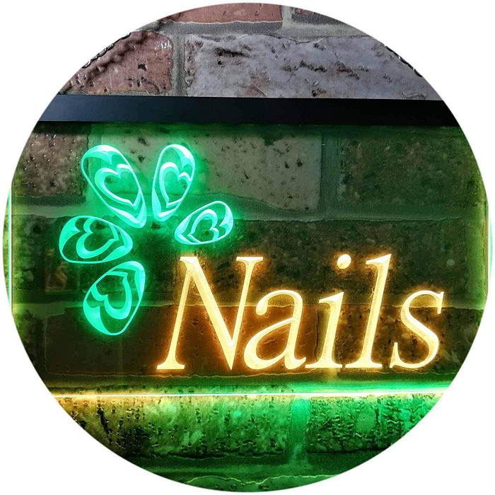 Beauty Salon Nails LED Light Sign - Way Up Gifts