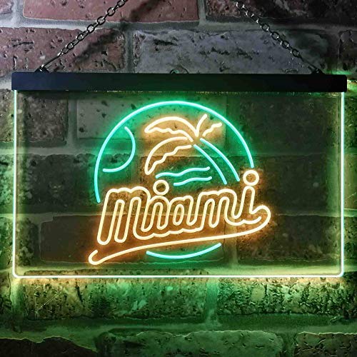 Miami Florida LED Light Sign - Way Up Gifts