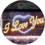 Heart I Love You LED Light Sign - LED Gift Works