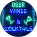 Beer Wine Cocktails LED Light Sign - Way Up Gifts