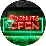 Donuts Open LED Light Sign - LED Gift Works