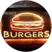 Hamburgers Burgers LED Light Sign - LED Gift Works