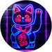 Maneki Neko Lucky Cat Welcome Japan LED Light Sign - Way Up Gifts