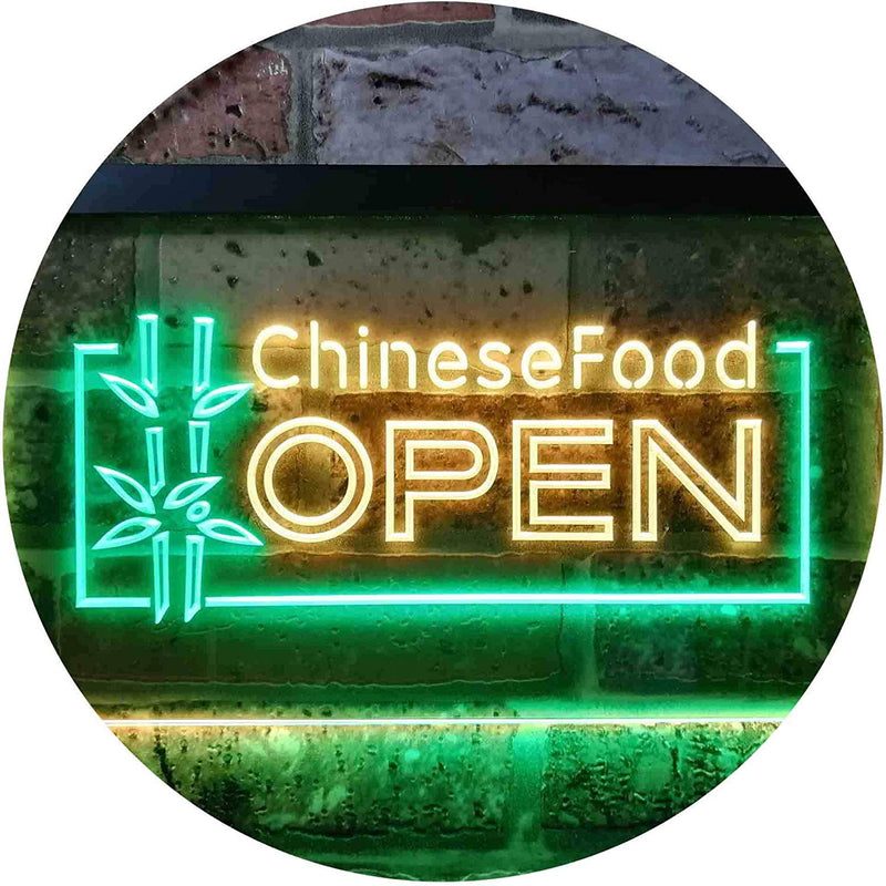 Open Restaurant Chinese Food LED Light Sign - LED Gift Works