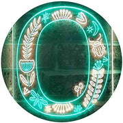 Family Name Letter O Monogram Initial LED Light Sign - LED Gift Works