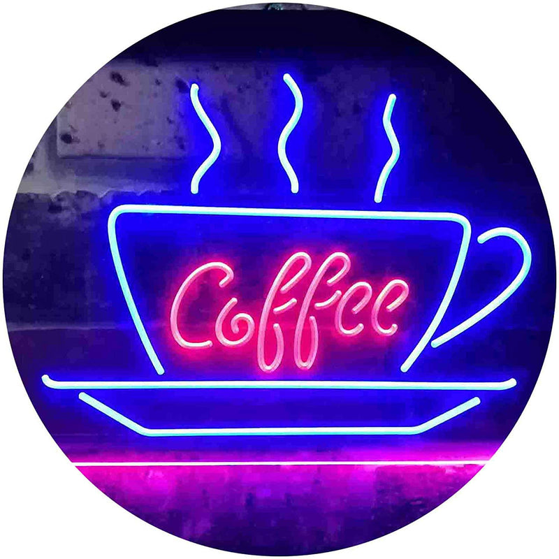 Coffee Cup LED Light Sign - LED Gift Works