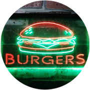 Hamburgers Burgers LED Light Sign - LED Gift Works