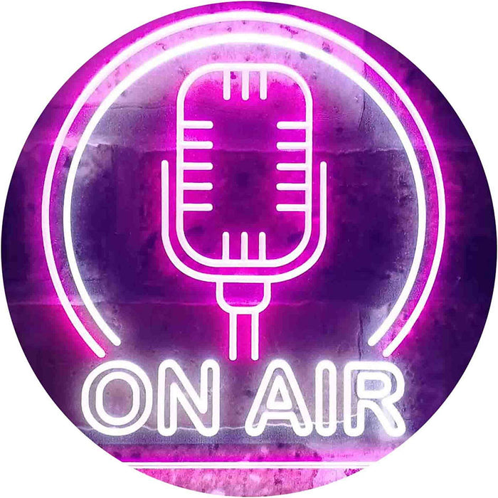 Microphone On Air LED Light Sign - Way Up Gifts