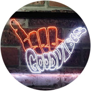 Good Vibes LED Light Sign - LED Gift Works