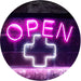 Open Medical Cross Dispensary LED Light Sign - Way Up Gifts