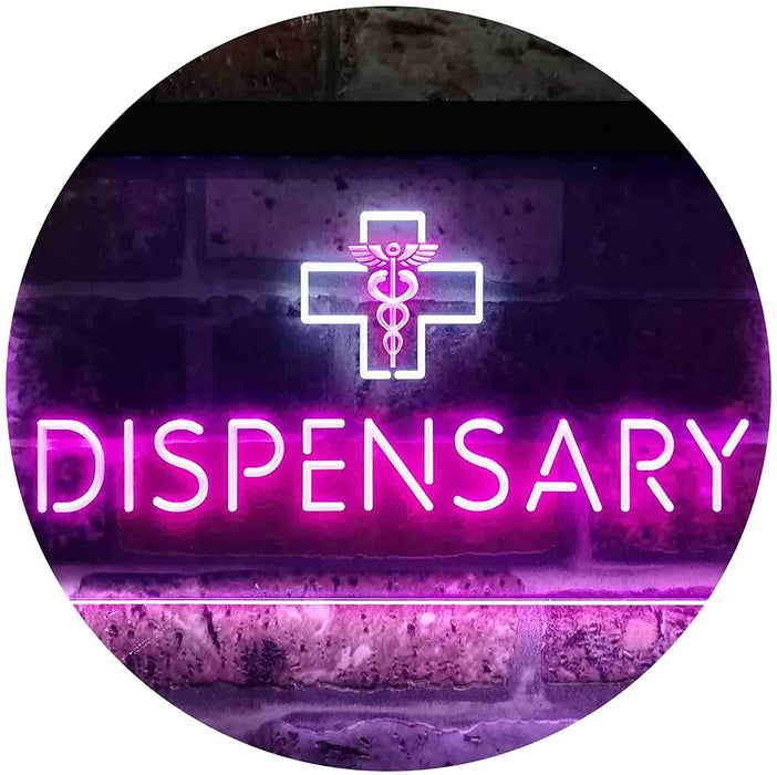 Medical Marijuana Dispensary LED Light Sign - Way Up Gifts