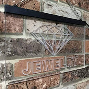 Diamonds Jewelry LED Light Sign - LED Gift Works